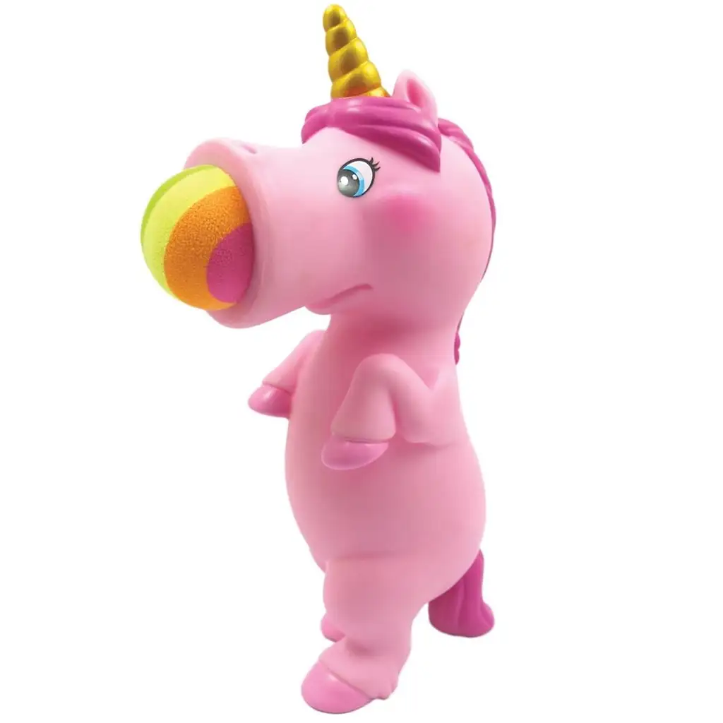 Zing: Poppers rosa Einhorn mit Ballwerfer kép 3