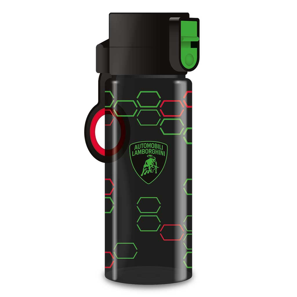 Ars Una: Lamborghini BPA mentes fekete-zöld kulacs 475ml kép 1