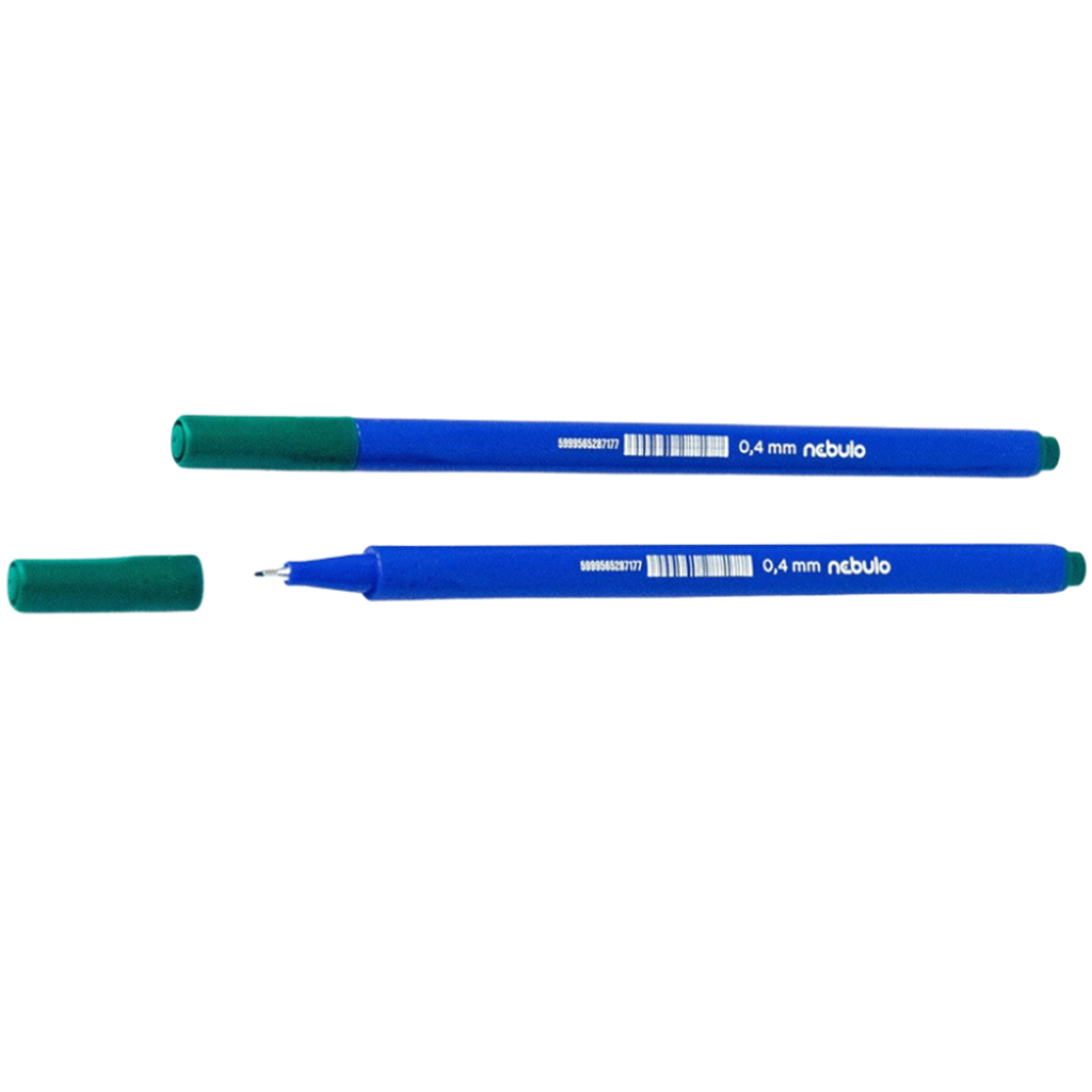 Nebulo: Dreieckiger Fineliner in Grün, 0,4 mm – 722-B