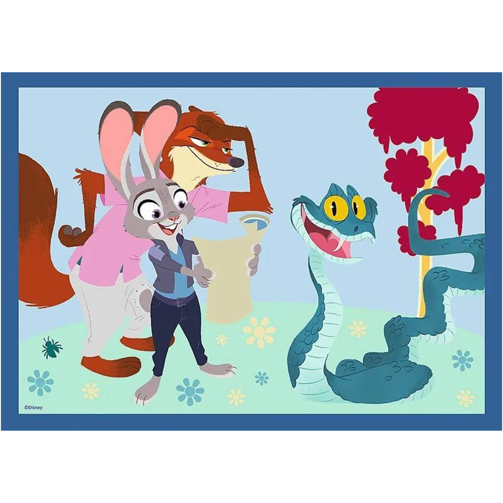 Zootropolis 2 – 4 in 1 Puzzle mit 35/48/54/70 Teilen – Trefl kép 5