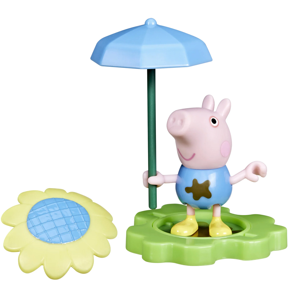 Peppa Wutz: Schlammige Pfützen-Freunde – Schorsch Spielfigur – Hasbro kép 2