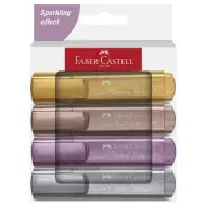 Faber-Castell: 1546 Metál 4 db-os szövegkiemelő filctoll szett