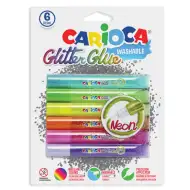 Neon csillámos dekoráló szett 6db-os