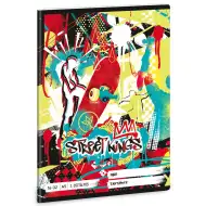 Ars Una: Street Kings gördeszkás 2.osztályos vonalas füzet A/5