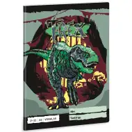 Ars Una: T-Rex dinoszauruszos vonalas füzet A/5