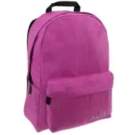 Must: Pink Monochrome Jeans iskolatáska, hátizsák 32x17x42cm