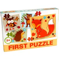 Erdei állatos Bébipuzzle - D-Toys