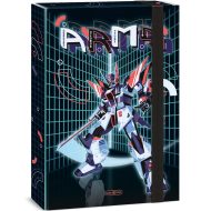 Ars Una: A.R.M.S. robot mintás gumis füzetbox A/4