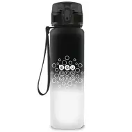 Ars Una: Fekete-fehér BPA-mentes színátmenetes kulacs 600 ml