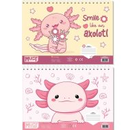 Luna: Must Axolotl vázlatfüzet A4 30lapos többféle változatban