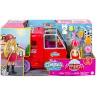 Barbie: Chelsea tűzoltóautó játékszett - Mattel
