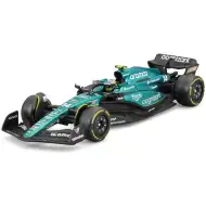 Bburago: Aston Martin AMR23 F1 versenyautó fém autómodell 1/43 (Fernando Alonso #14, sisakos változat)