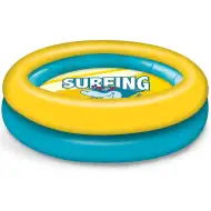Cápa mintás felfújható 2 gyűrűs medence 100cm - Mondo Toys