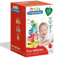 Mókás járművek rakosgatós ügyességi bébijáték - Clementoni baby