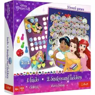 Disney Hercegnők 2 az 1-ben társasjáték: Ki nevet a végén? és Kígyók és létrák - Trefl