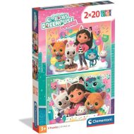 Gabi babaháza 2x20db-os Supercolor puzzle - Clementoni