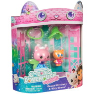 Gabi babaháza Mozi: Kristálykert 2 db-os figura csomag – Queen Kitty Fairy és Kitty Gnome – Spin Master