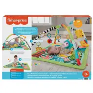 Fisher-Price: Esőerdő 3 az 1-ben játszószőnyeg zenélő lajhárral és pocakpárnával - Mattel