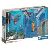 Chefchaouen kék utcája puzzle 500 db-os