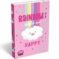 ICO: Lizzysuli Lollipop Rainbow gumis füzetbox A/4