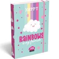 ICO: Lizzysuli Lollipop Rainbow gumis füzetbox A/5