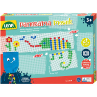 LENA: Panorama Mosaik XL Áttetsző pötyi készlet 15mm 240db-os