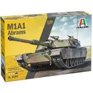 Italeri 1/35 M1A1 Abrams tank makett