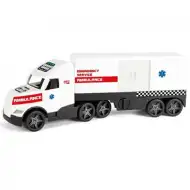 Magic Truck: Mentőkamion fluoreszkáló lámpákkal 81cm - Wader