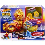 Hot Wheels: Monster Trucks Power Smashers tűzszörny pályaszett - Mattel
