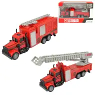 Fire Squad: Tűzoltó teherautó lendkerekes kialakítással kétféle változatban 1db