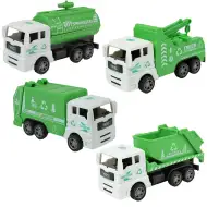 City Truck: Hulladékszállító kamion többféle változatban 12cm