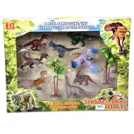 Dinoszauruszos 8db-os játékszett kiegészítőkkel
