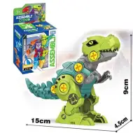 Összeszerelhető T-rex dinoszaurusz játékszett