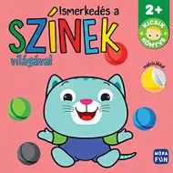 Móra: Ismerkedés a színek világával - Kicsik könyve matricás kifestő könyv