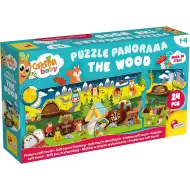 Carotina baby: Az erdő panoráma puzzle 24db-os - Lisciani