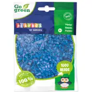 PlayBox: Go Green 5mm-es MIDI vasalható gyöngy 1000db-os kék színben