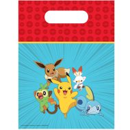 Pokémon műanyag ajándéktáska 6db-os szett