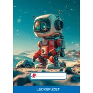 ICO: Süni Robot mintás leckefüzet A/5-ös