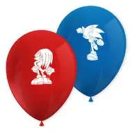 Sonic a sündisznó latex lufi 8db-os szett