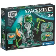 Science & Play: 3 az 1-ben megépíthető űrbányász robot - Clementoni