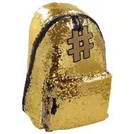 Spirit: Hashtag Gold flitteres iskolatáska, hátizsák  41x32x21cm