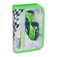 Spirit: Racer Monster autó mintás töltött kihajtható tolltartó 28db-os