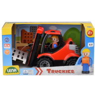 LENA: Truckies Targonca raklapokkal dobozos 22cm