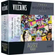 Wood Craft: Disney Főgonoszok 1000 db-os puzzle - Trefl