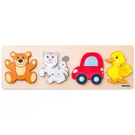 Fa 4db-os baba puzzle - Woodyland